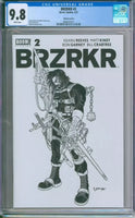 BRZRKR #2 CGC 9.8 Sketch Cover B