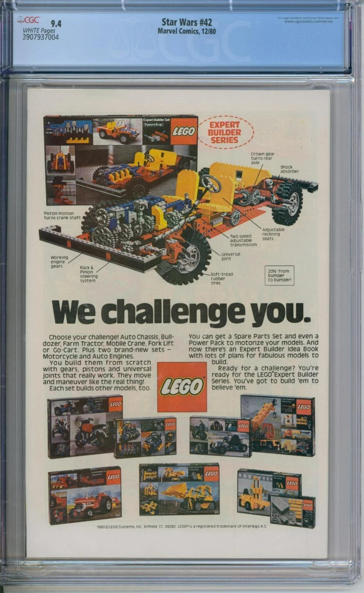 Star Wars #42 CGC 9.4 Part 4 Of "The Empire Strikes Back"