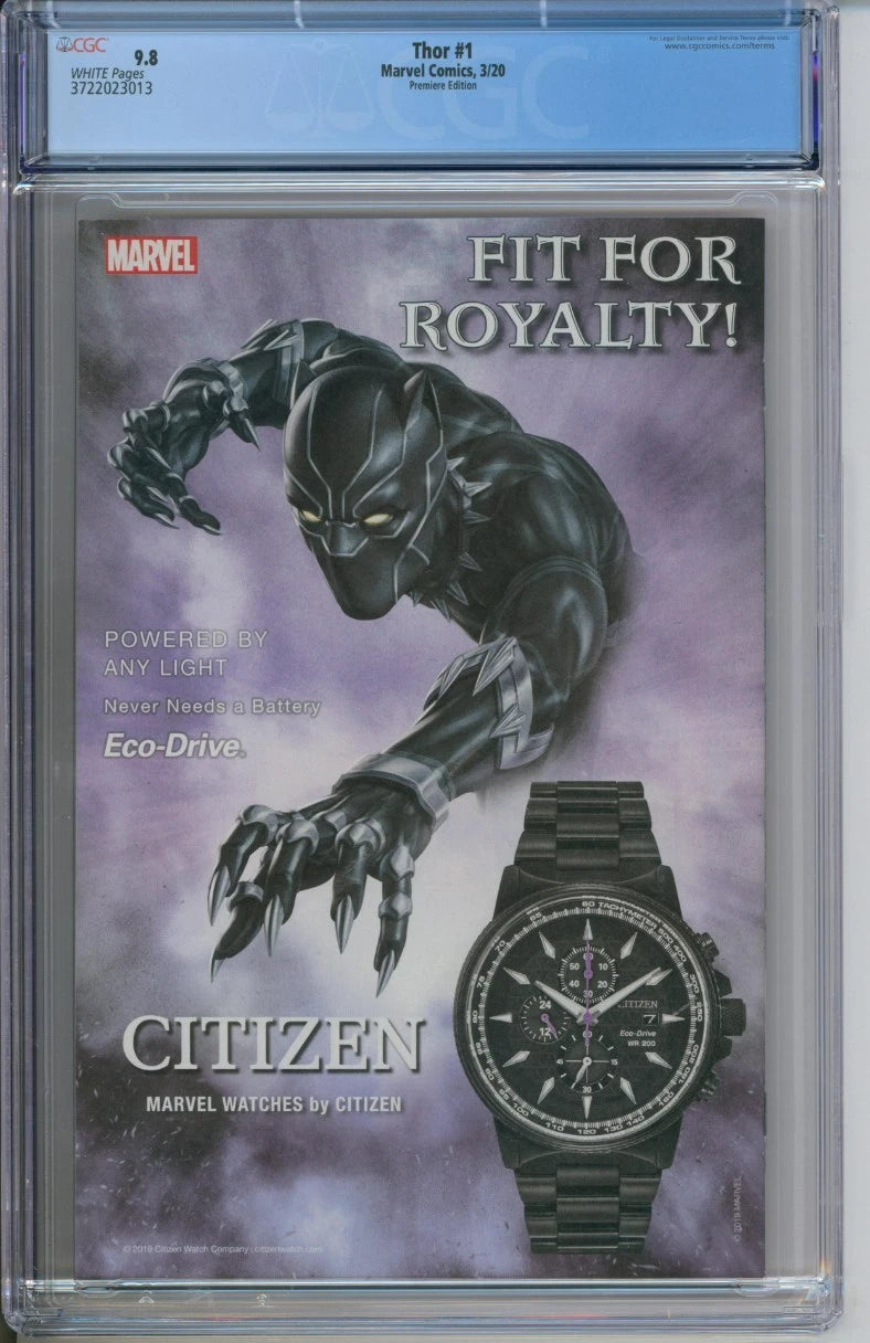 Thor #1 CGC 9.8 Premier Edition