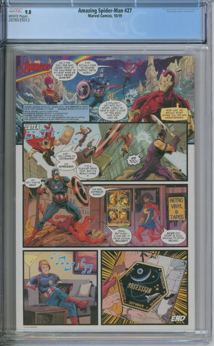 Amazing Spider-Man #27 (LGY #828) CGC 9.8 Nick Spencer