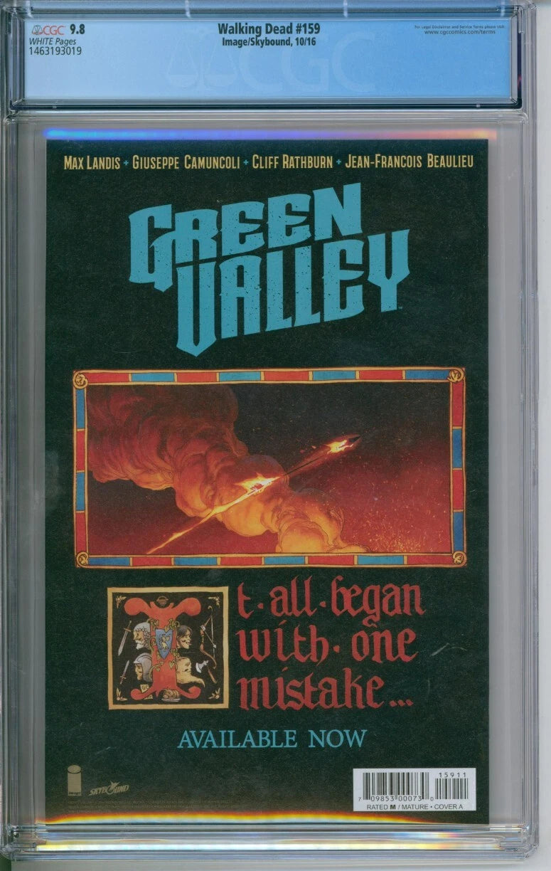 The Walking Dead #159 CGC 9.8