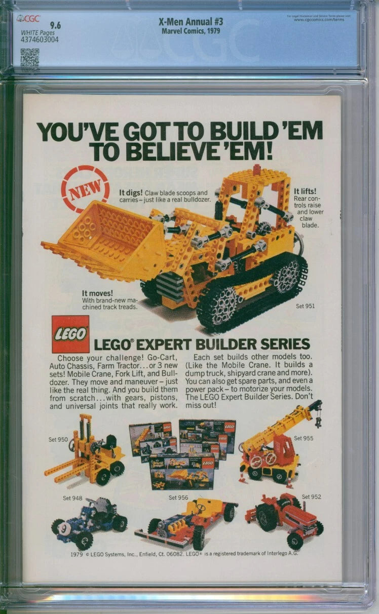 X-Men Annual #3 CGC 9.6