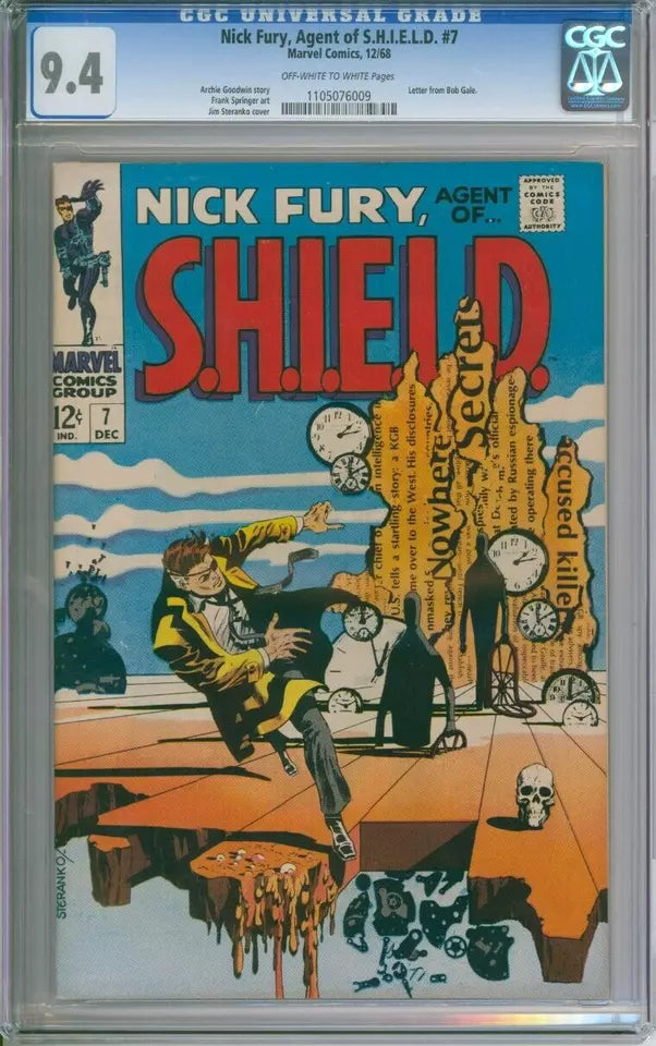 Nick Fury, Agent Of S.H.I.E.L.D. #7 CGC 9.4
