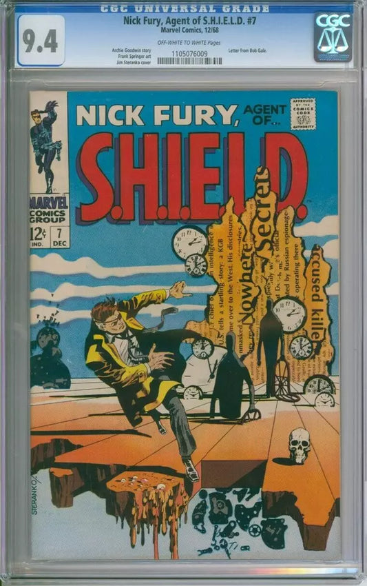Nick Fury, Agent Of S.H.I.E.L.D. #7 CGC 9.4