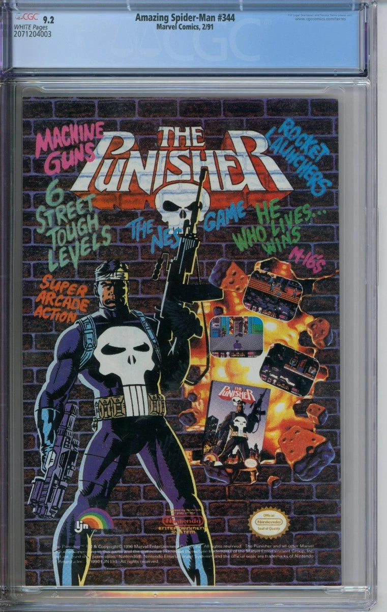 Amazing Spider-Man #344 CGC 9.2 1st Appearance Of Cletus Kasady