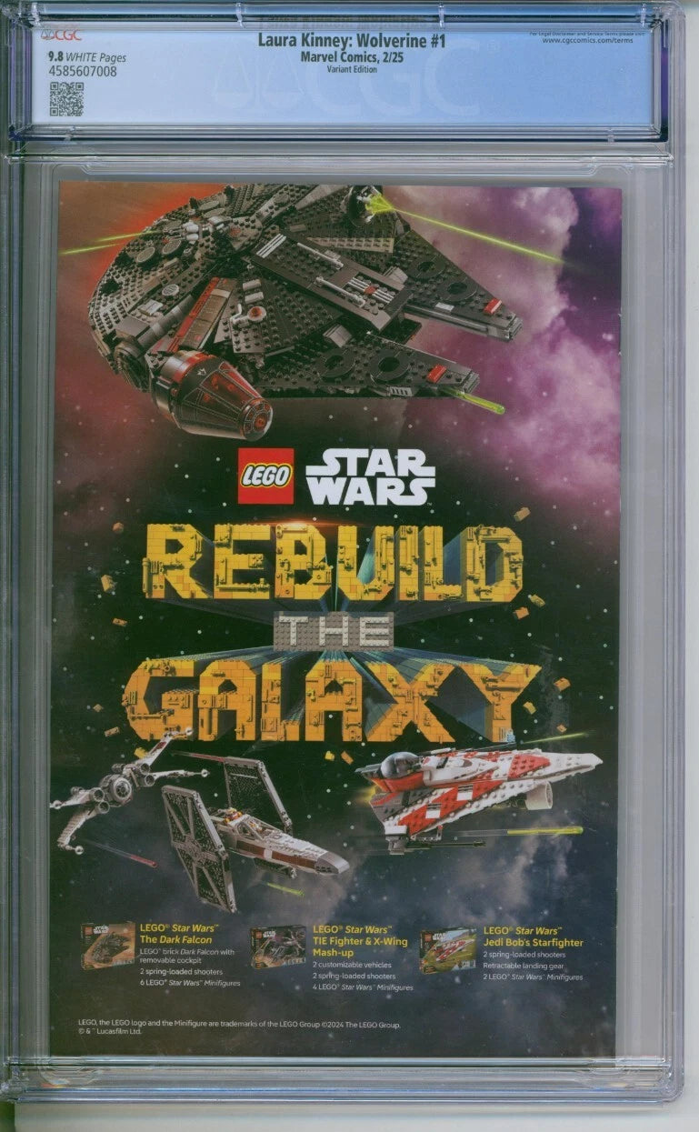 Laura Kinney: Wolverine #1 (LGY #69) CGC 9.8 Variant Edition