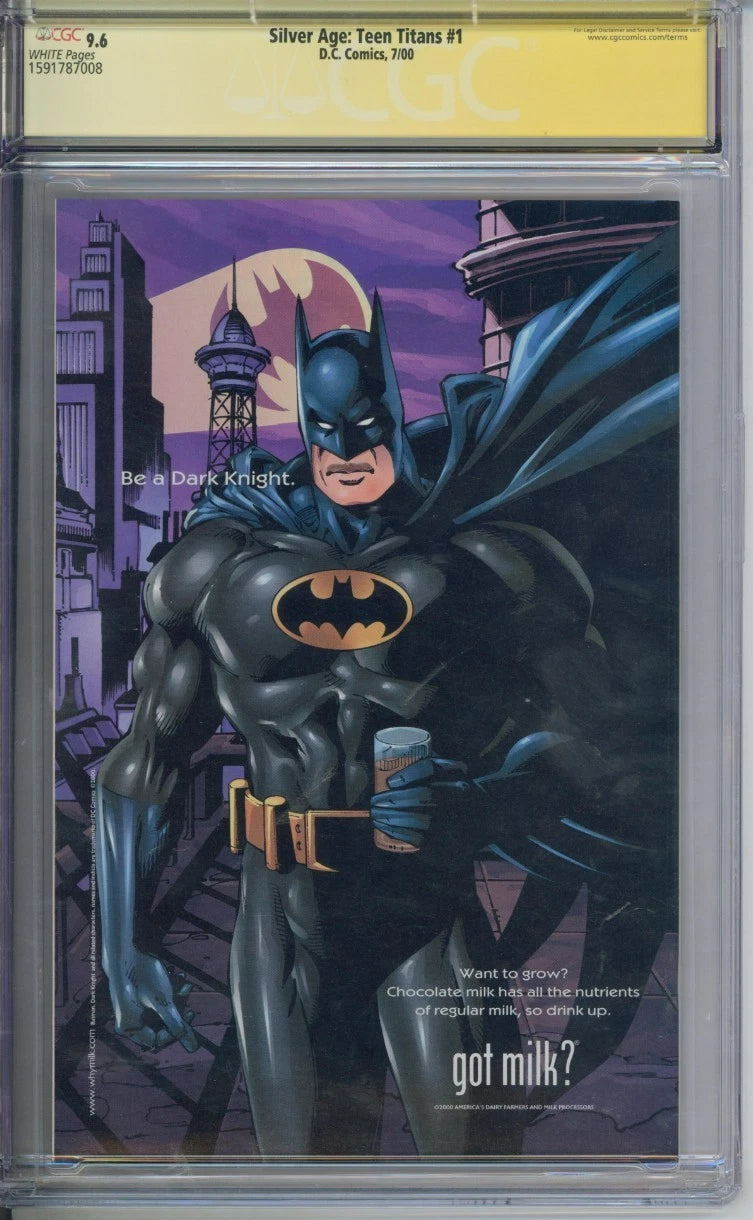 Silver Age: Teen Titans #1 CGC Signature Series 9.6 Signed By Marv Wolfman