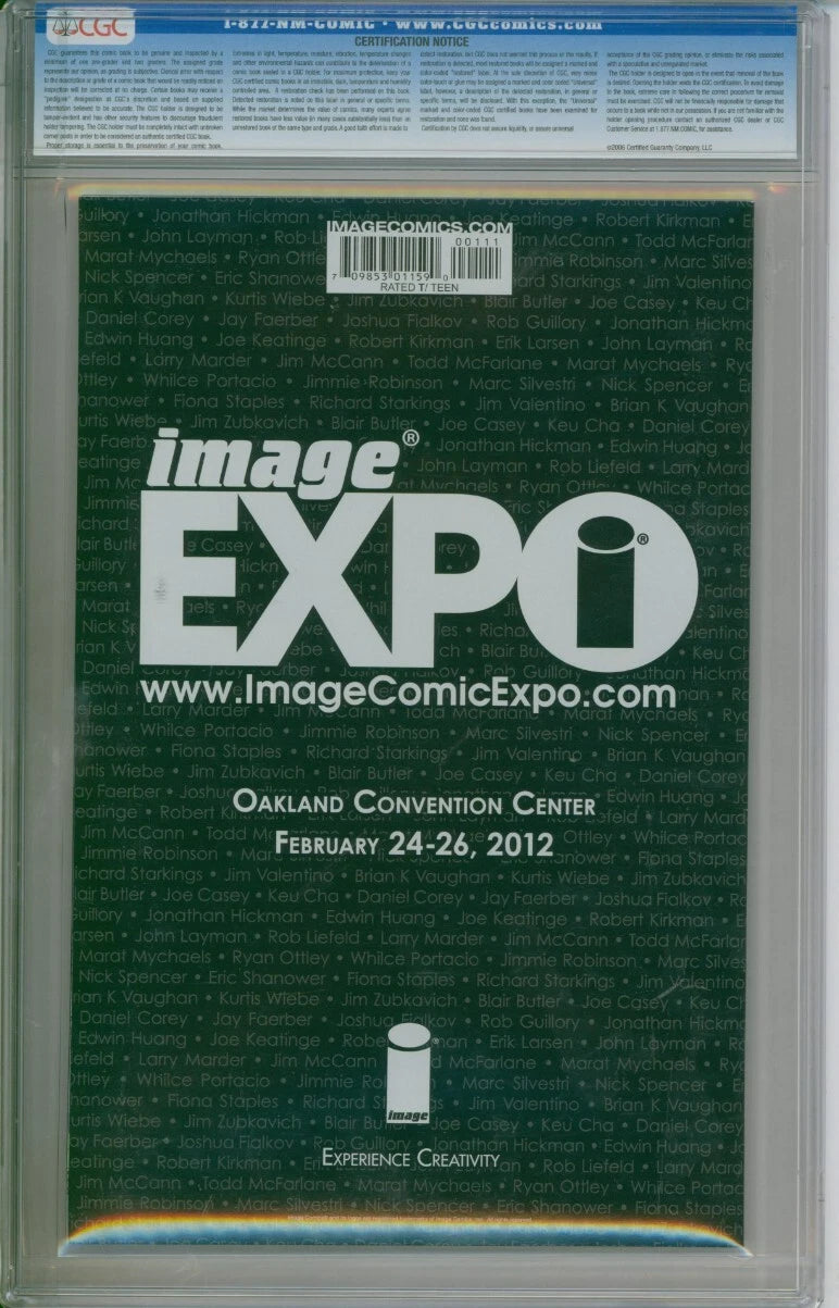 Thief Of Thieves #1 CGC 9.8 Robert Kirkman