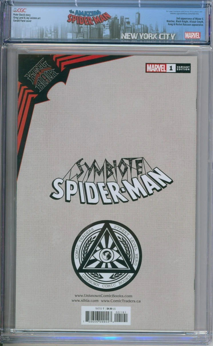 Symbiote Spider-Man: King In Black #1 CGC 9.6 Variant Cover