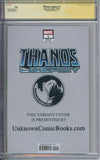 Thanos Legacy #1 CGC Signature Series 9.8 Signed By Dell'Otto & Cates