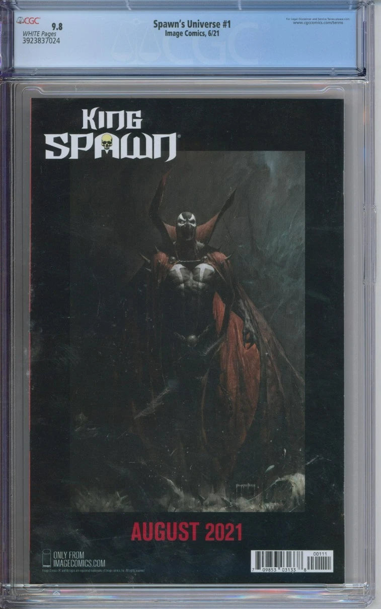 Spawn's Universe #1 CGC 9.8 Todd McFarlane