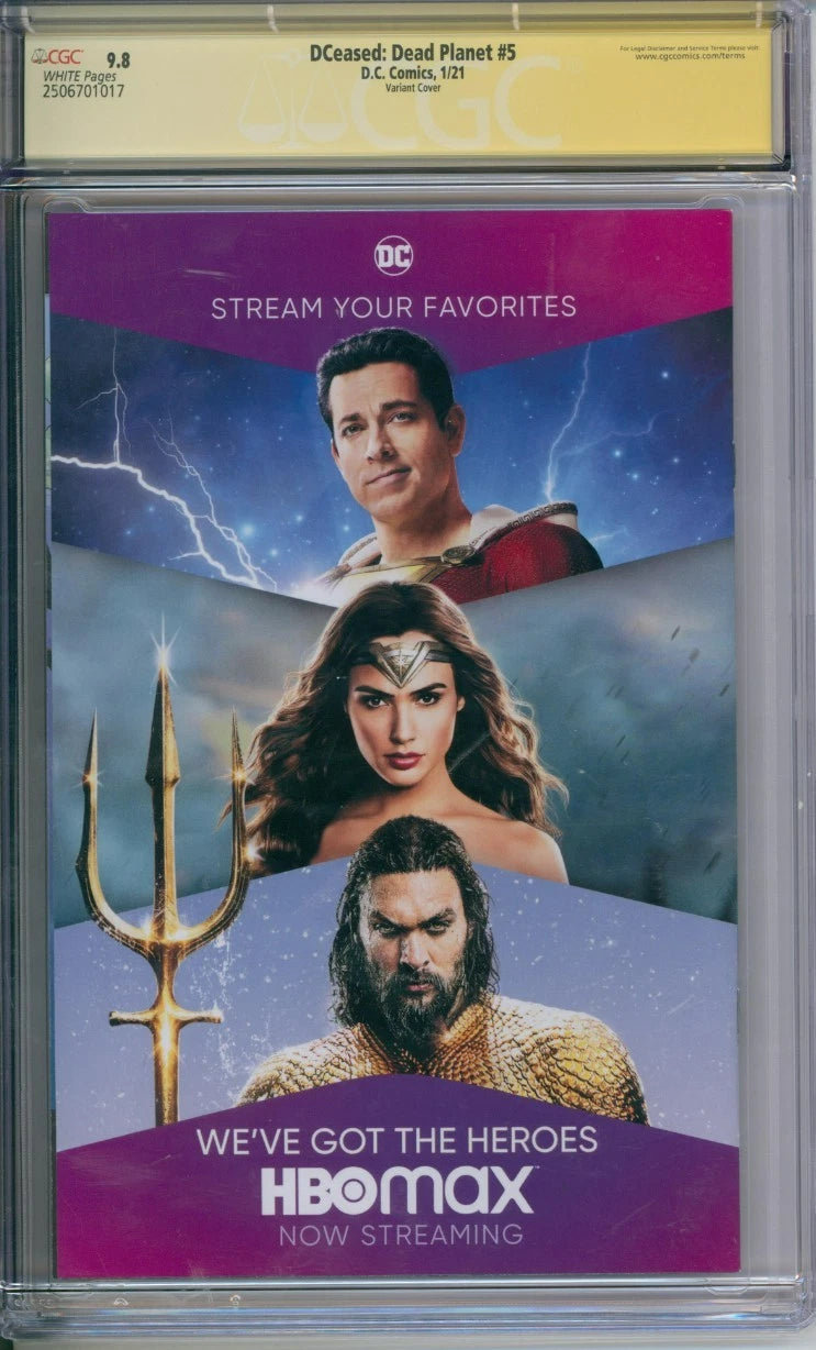 DCeased: Dead Planet #5 CGC Signature Series 9.8 Signed By Francesco Mattina