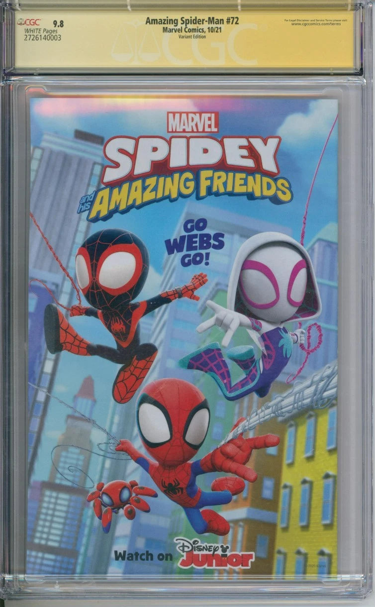 Amazing Spider-Man #72 CGC Signature Series 9.8 Signed Inhyuk Lee