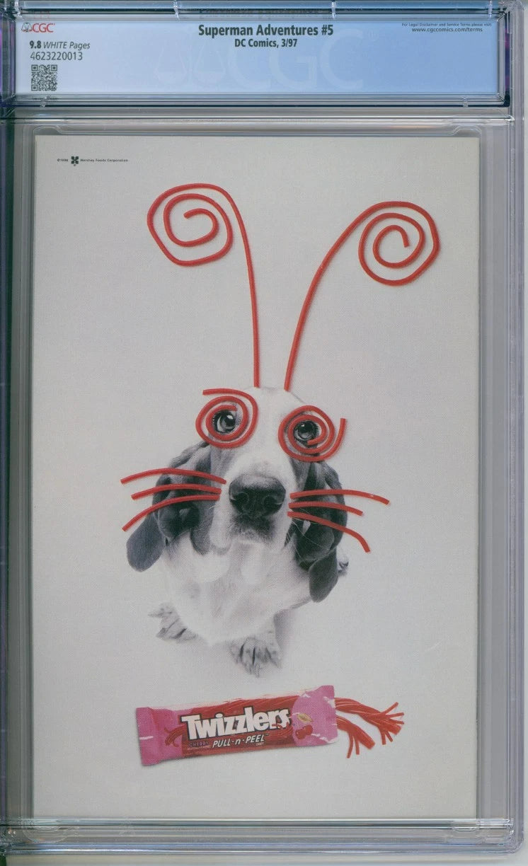 Superman Adventures #5 CGC 9.8 1st Appearance of Livewire In Comics