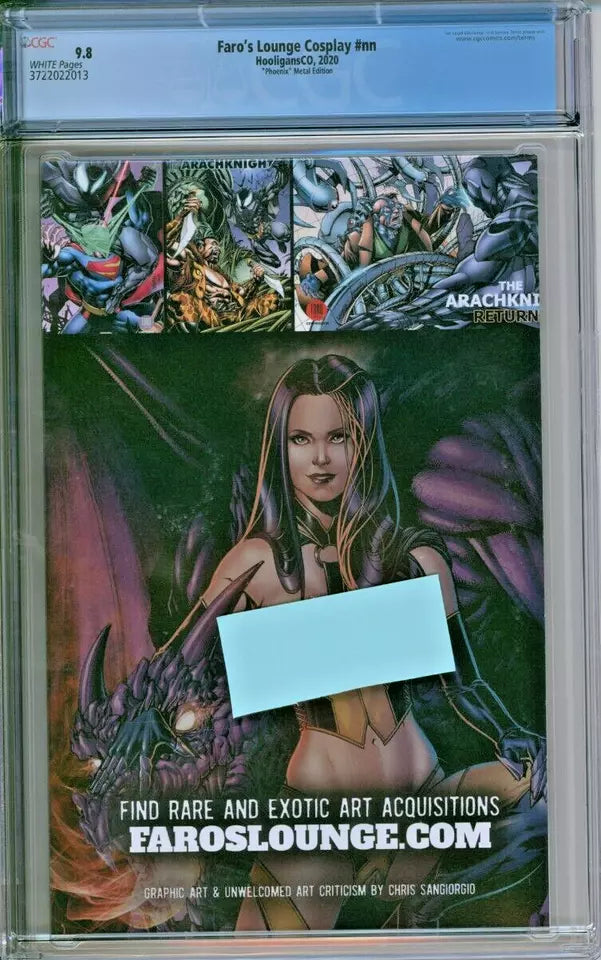 Faro's Lounge Cosplay CGC 9.8 "Phoenix" Metal Edition