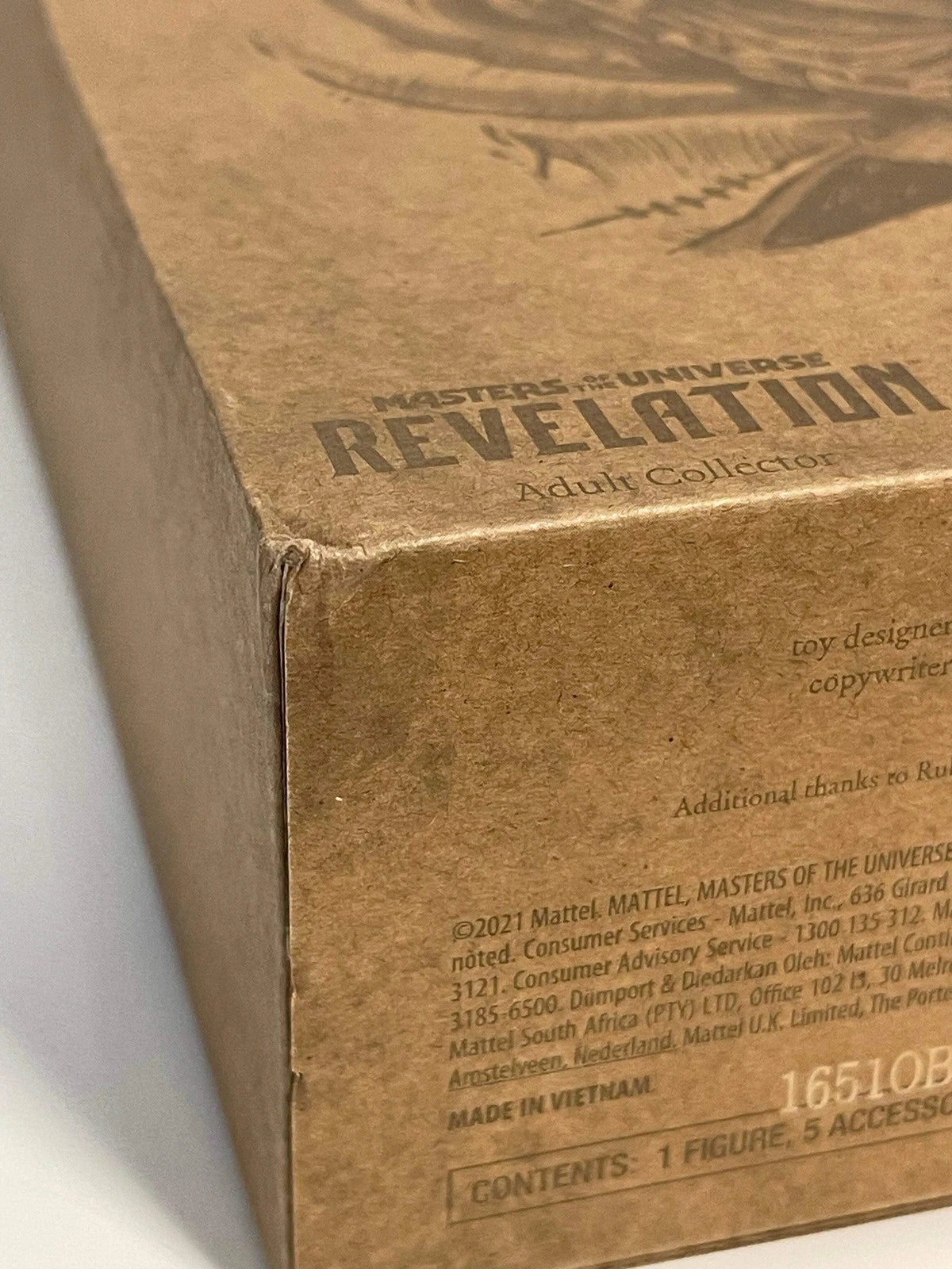 Masters Of The Universe Revelation Scareglow Figure with Original Shipping Box