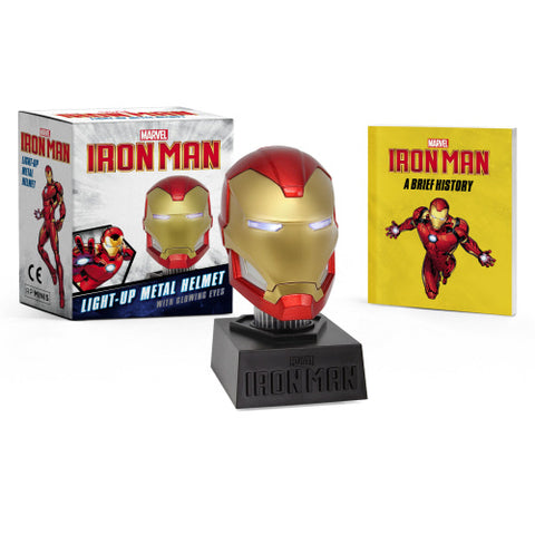 Marvel: Iron Man Light-Up Metal Helmet with Glowing Eyes