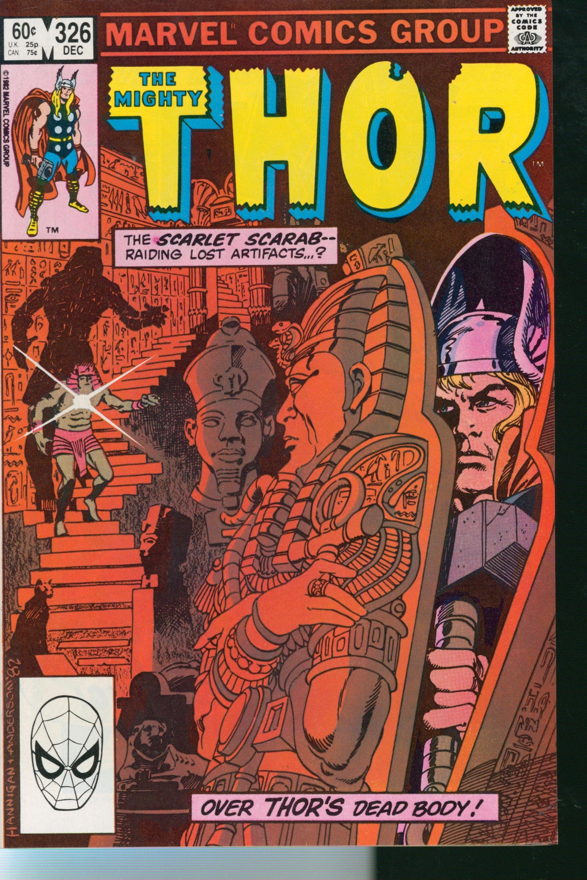 Thor #326 (1982) actual copy front cover