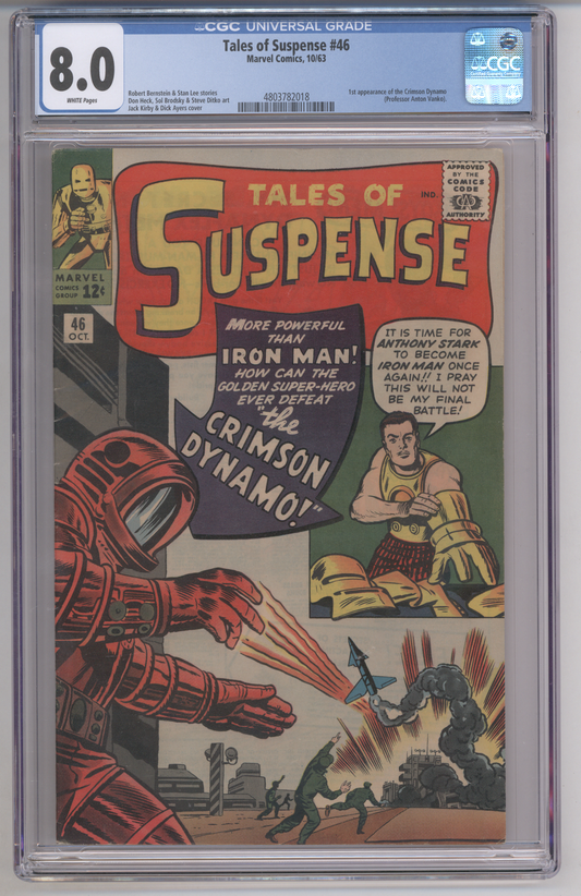 Tales of Suspense #46 CGC Graded 8.0