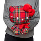 HELLO KITTY PLAID MEDIUM PLUSH