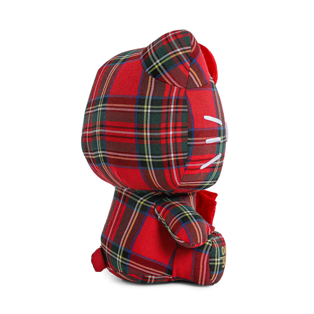 HELLO KITTY PLAID MEDIUM PLUSH