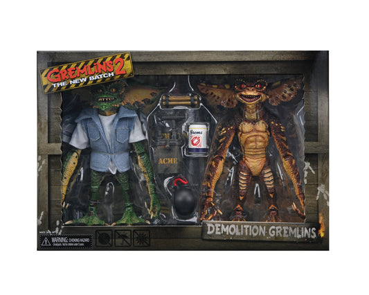 GREMLINS 2 - 7IN SCALE ACTION FIGURES - DEMOLITION GREMLINS 2-PACK