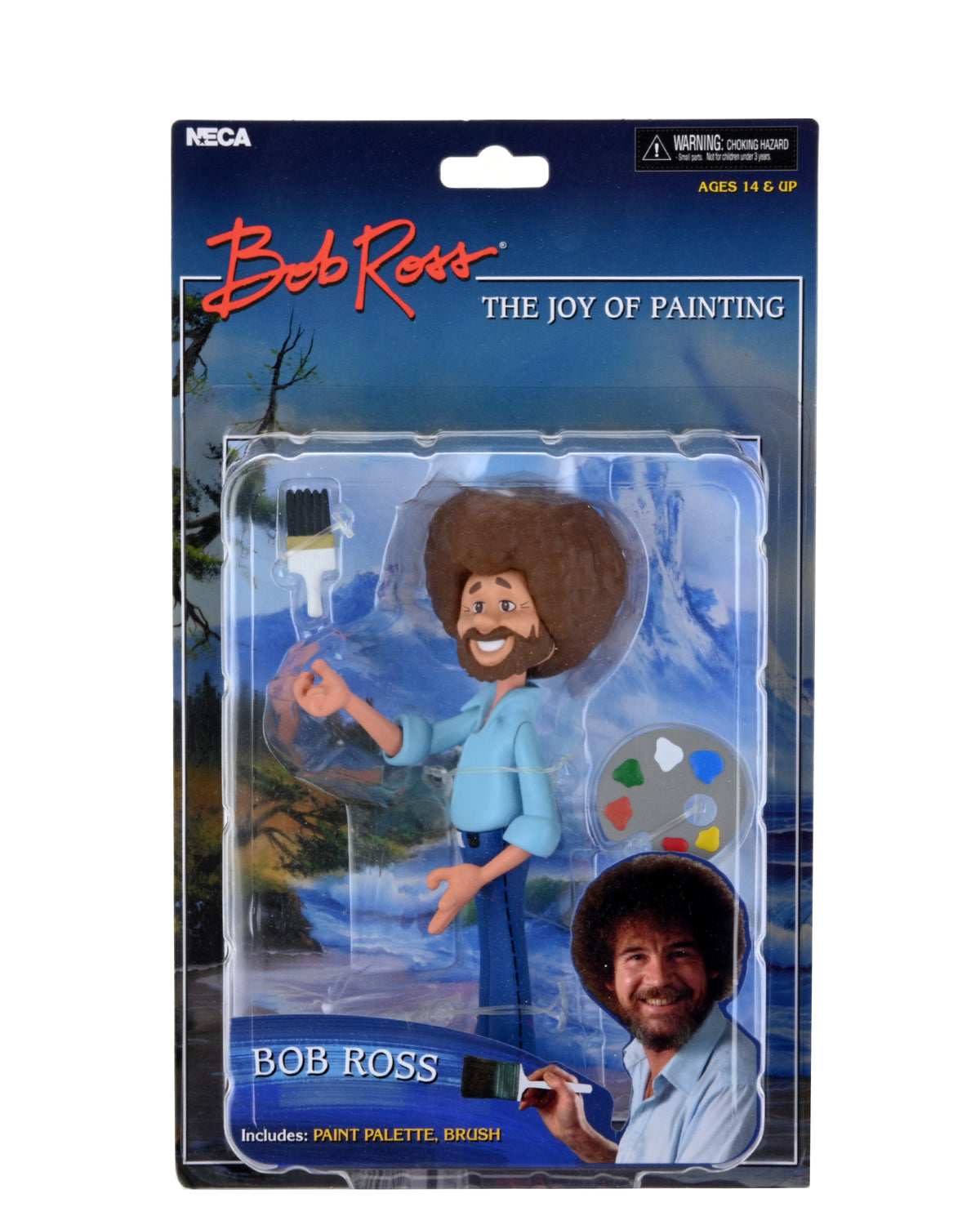 BOB ROSS - 6IN SCALE ACTION FIGURE - TOONY CLASSICS BOB ROSS