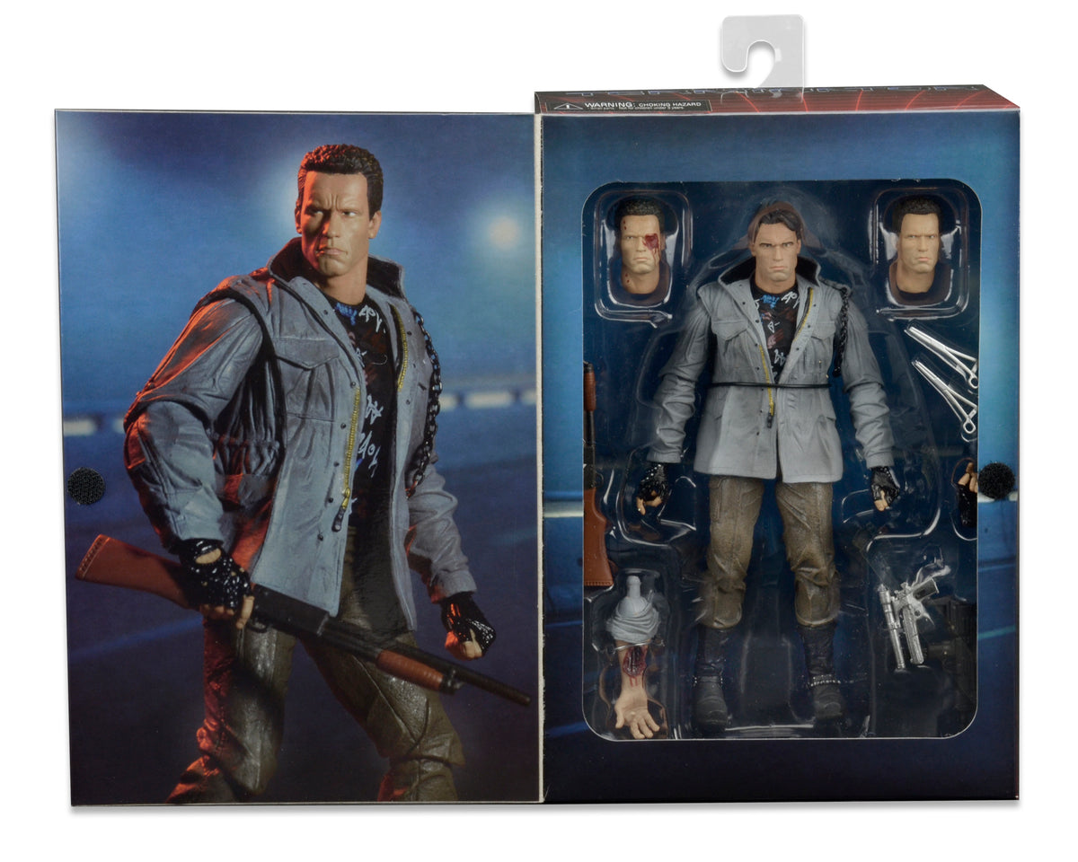 TERMINATOR - 7 INCH ACTION FIGURE - ULTIMATE T-800 (TECH NOIR)