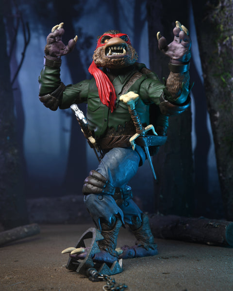 Universal Monsters/Teenage Mutant Ninja Turtles 7” Scale Action Figure Ultimate Raphael as the Wolfman