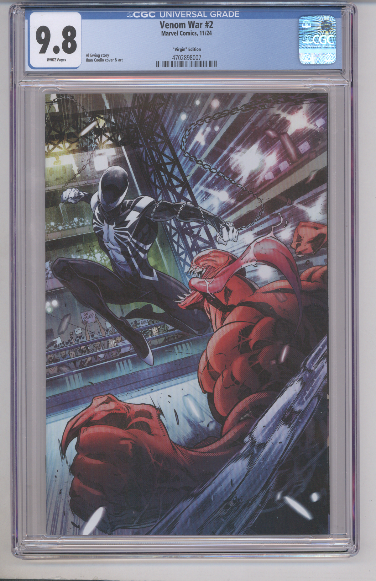 Venom War #2 CGC Graded 9.8