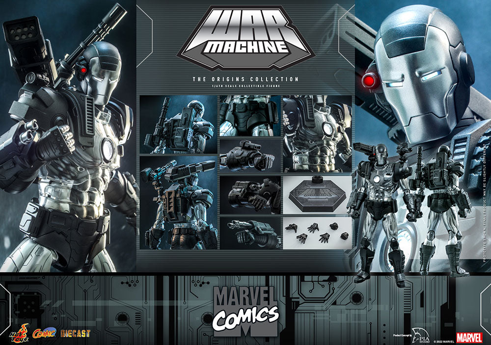 War Machine Marvel Origins Collection Comic Masterpiece Sixth Scale Figure CMS013-D47