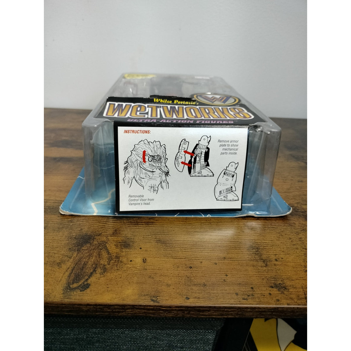 Actual Wetworks Vampire bottom packaging and removable armor instructions