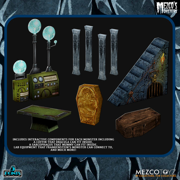 Mezco’s Monsters Tower of Fear Deluxe Boxed Set