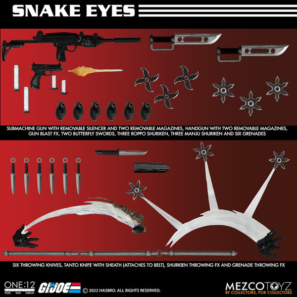 G.I. Joe Snake Eyes Deluxe Edition One:12 Collective Figure