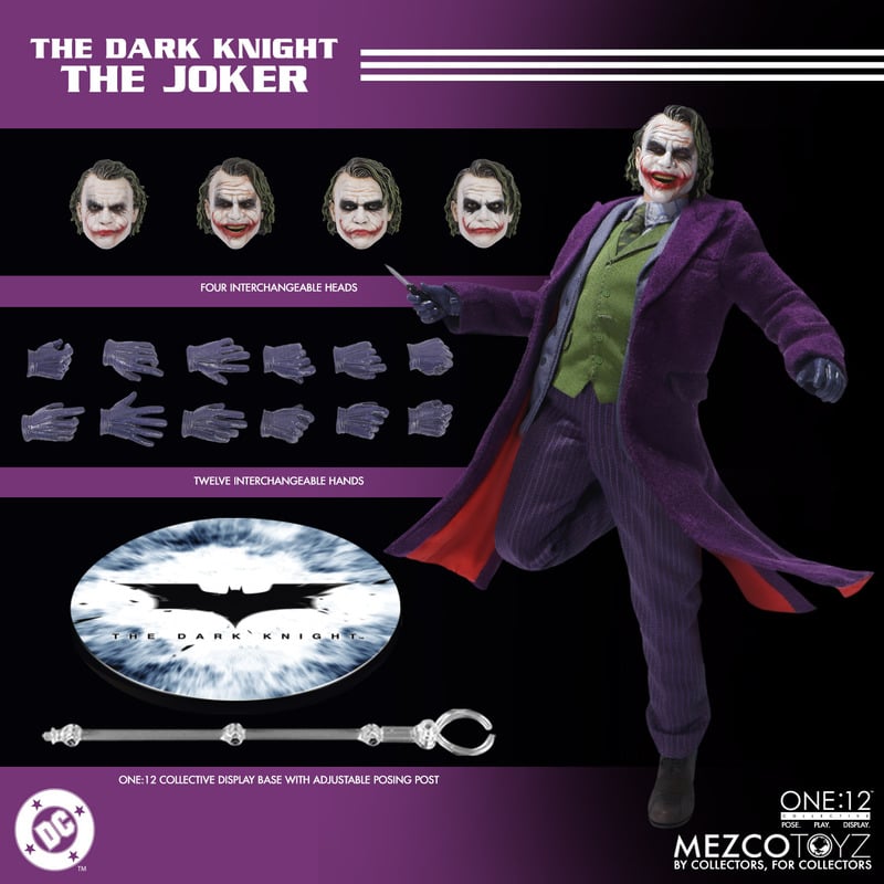 Pre-Order: One:12 Collective The Dark Knight: The Joker- Mezco