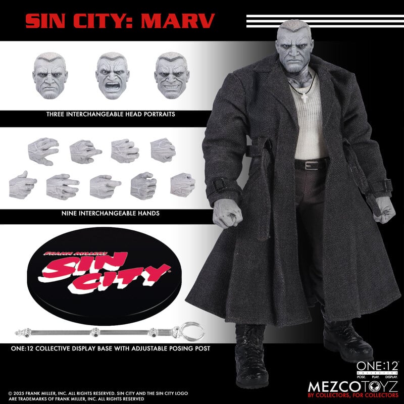 Pre-Order: One:12 Collective Sin City: Marv - Mezco