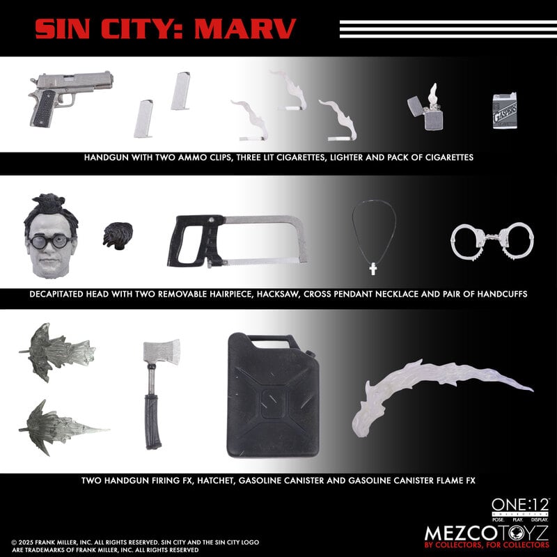 Pre-Order: One:12 Collective Sin City: Marv - Mezco