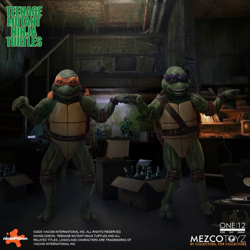 Pre-Order: One:12 Collective - Teenage Mutant Ninja Turtles (1990) Boxed Set - Mezco