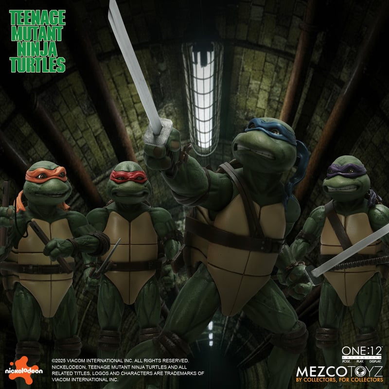 Pre-Order: One:12 Collective - Teenage Mutant Ninja Turtles (1990) Boxed Set - Mezco