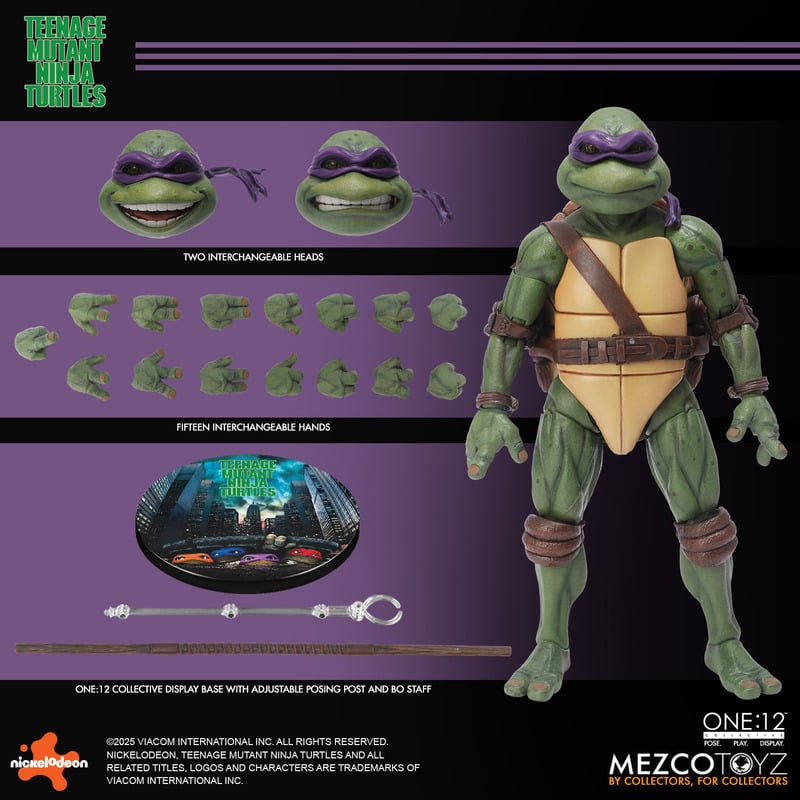 Pre-Order: One:12 Collective - Teenage Mutant Ninja Turtles (1990) Boxed Set - Mezco