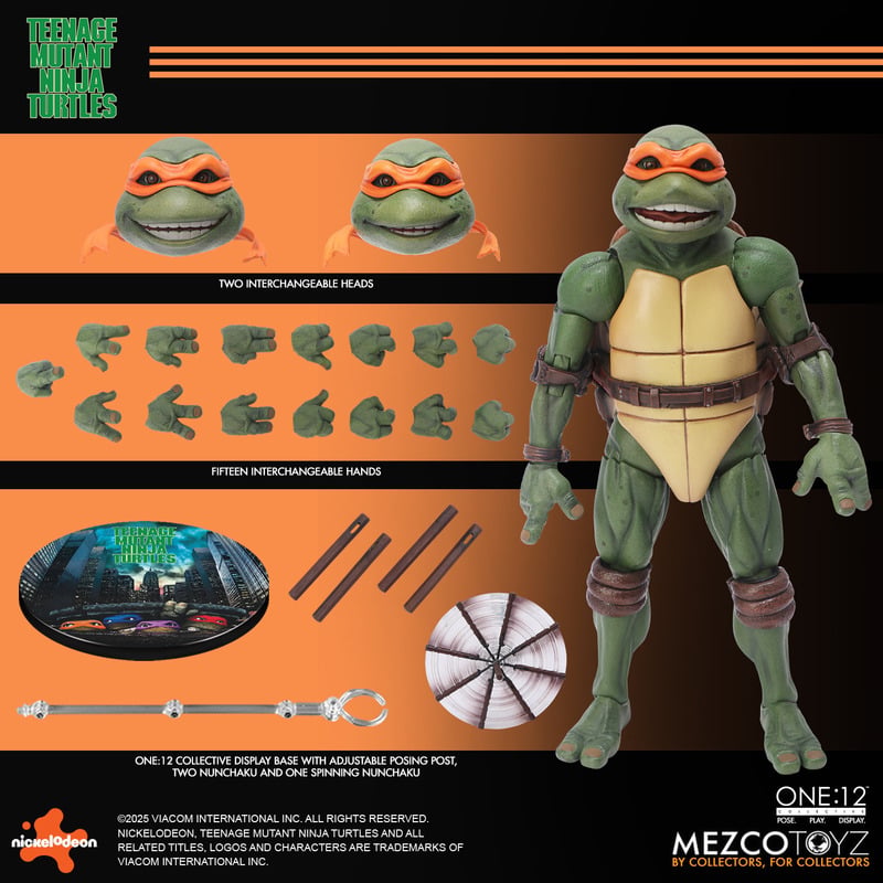 Pre-Order: One:12 Collective - Teenage Mutant Ninja Turtles (1990) Boxed Set - Mezco