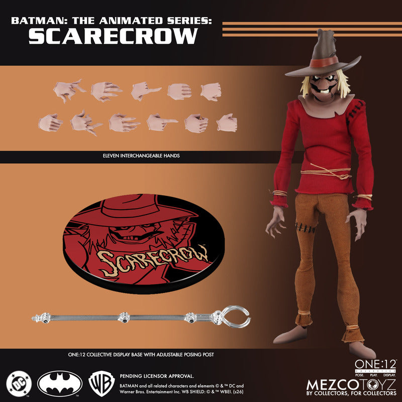 Pre-Order: One:12 Collective - Batman: The Animated Series - Scarecrow- Mezco