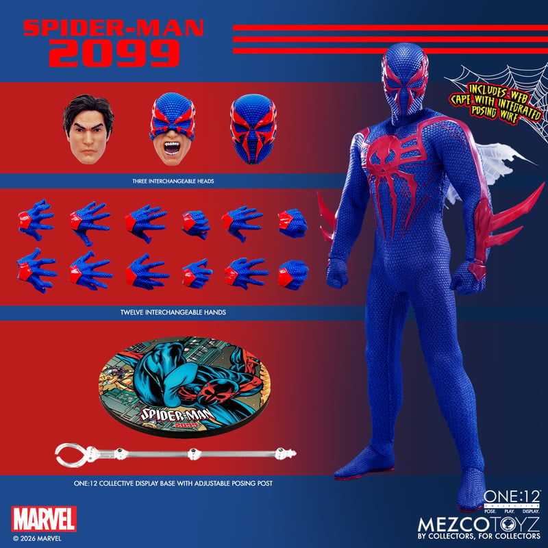 Pre-Order: One:12 Collective - Spider-Man 2099 - Mezco
