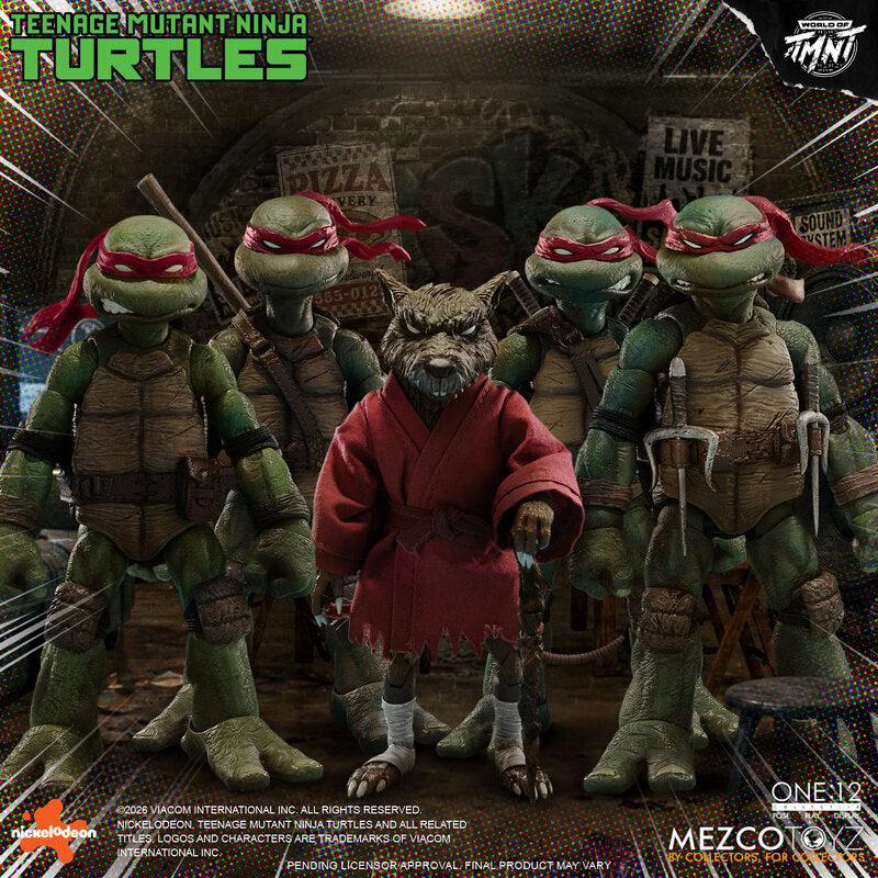 Pre-Order: One:12 Collective - Teenage Mutant Ninja Turtles Boxed Set - Mezco