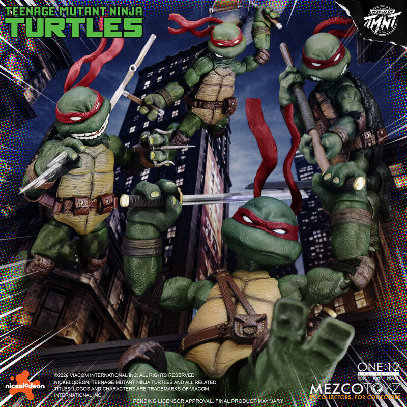 Pre-Order: One:12 Collective - Teenage Mutant Ninja Turtles Boxed Set - Mezco