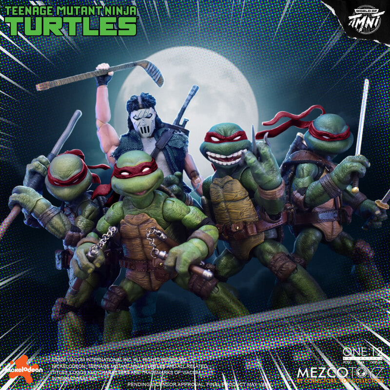 Pre-Order: One:12 Collective - Teenage Mutant Ninja Turtles Boxed Set - Mezco
