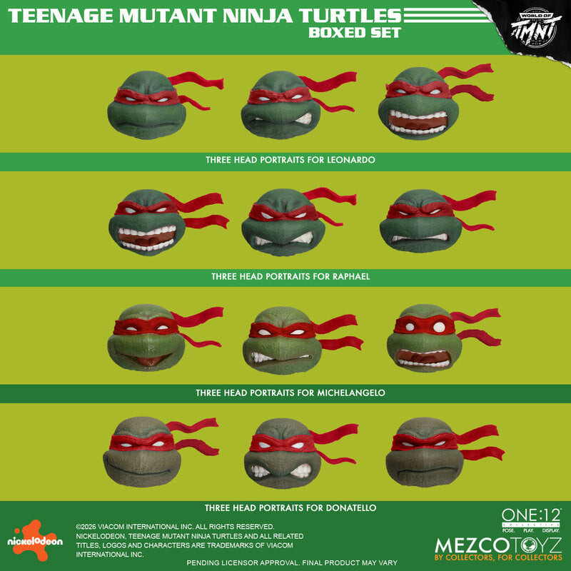Pre-Order: One:12 Collective - Teenage Mutant Ninja Turtles Boxed Set - Mezco