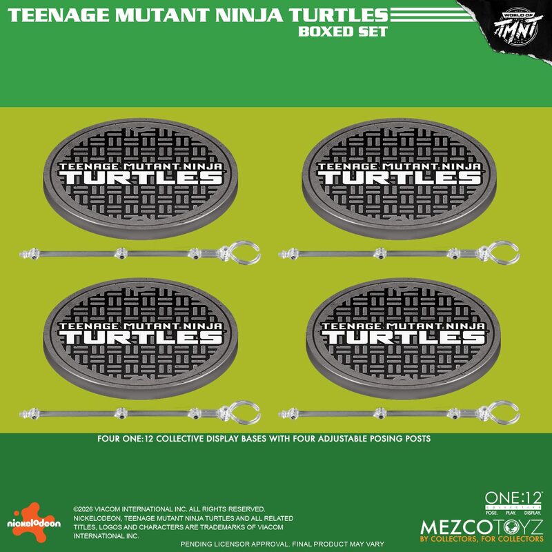 Pre-Order: One:12 Collective - Teenage Mutant Ninja Turtles Boxed Set - Mezco