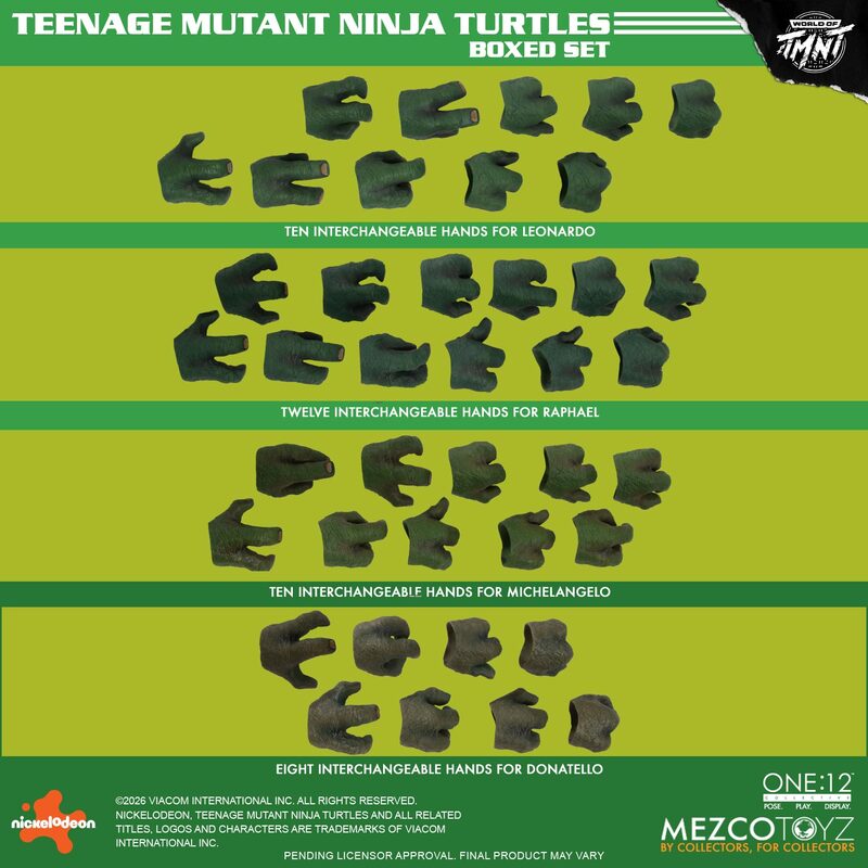 Pre-Order: One:12 Collective - Teenage Mutant Ninja Turtles Boxed Set - Mezco