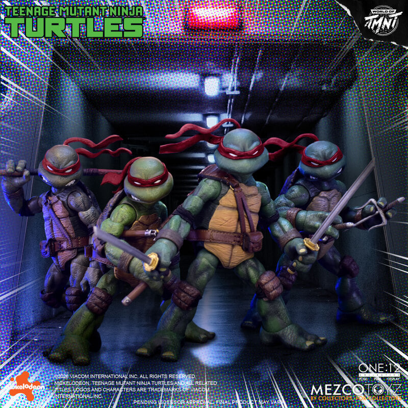 Pre-Order: One:12 Collective - Teenage Mutant Ninja Turtles Boxed Set - Mezco